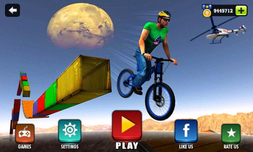 اسکرین شات بازی Impossible BMX Bicycle Stunts 1