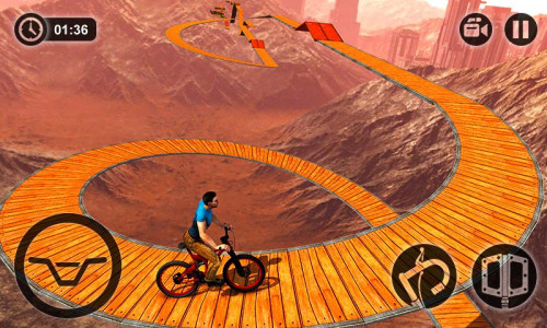 اسکرین شات بازی Impossible BMX Bicycle Stunts 3