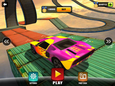 اسکرین شات بازی Impossible Stunt Car Tracks 3D 8