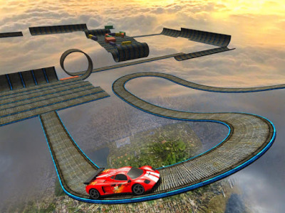 اسکرین شات بازی Impossible Stunt Car Tracks 3D 7