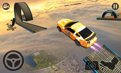 اسکرین شات بازی Impossible Stunt Car Tracks 3D 5