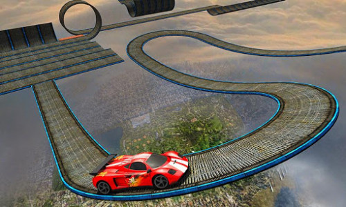 اسکرین شات بازی Impossible Stunt Car Tracks 3D 2