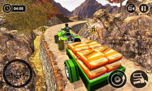 اسکرین شات بازی ATV Quad Bike Rider 2018: Uphill Cargo Transporter 2