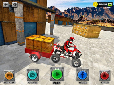 اسکرین شات بازی ATV Quad Bike Rider 2018: Uphill Cargo Transporter 6