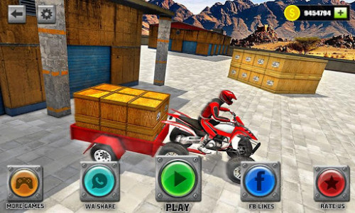 اسکرین شات بازی ATV Quad Bike Rider 2018: Uphill Cargo Transporter 1