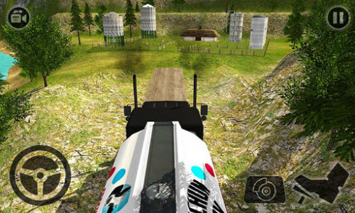 اسکرین شات بازی OffRoad Milk Tanker Delivery 3