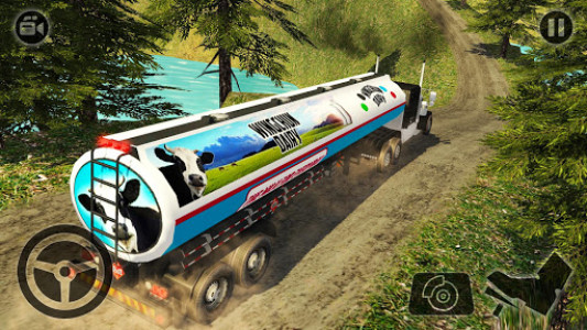 اسکرین شات بازی OffRoad Milk Tanker Delivery 7