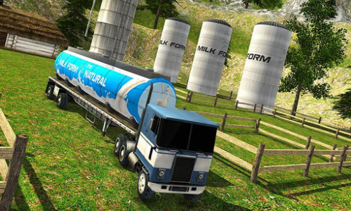 اسکرین شات بازی OffRoad Milk Tanker Delivery 5