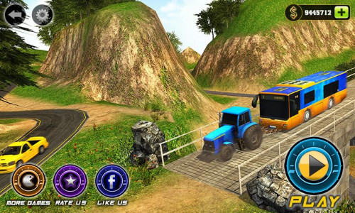 اسکرین شات بازی Offroad Tractor Pulling Driver 1