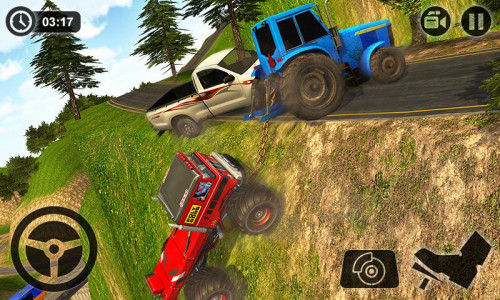 اسکرین شات بازی Offroad Tractor Pulling Driver 4