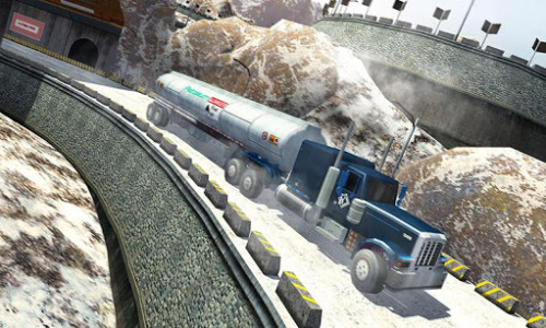 اسکرین شات بازی Oil Tanker Truck Driving Simulator: Hill Transport 4