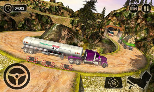 اسکرین شات بازی Oil Tanker Truck Driving Simulator: Hill Transport 3
