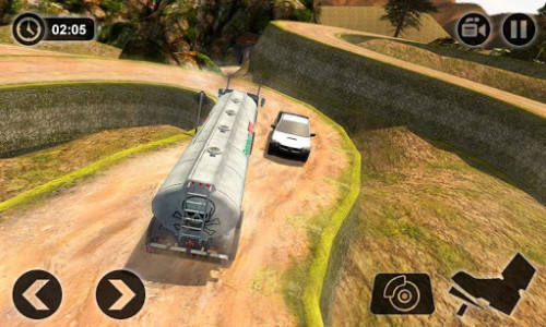 اسکرین شات بازی Oil Tanker Truck Driving Simulator: Hill Transport 2