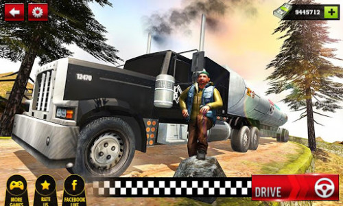 اسکرین شات بازی Oil Tanker Truck Driving Simulator: Hill Transport 1