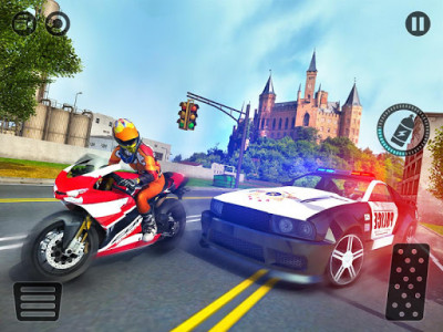 اسکرین شات بازی Motorbike Escape Police Chase: Moto VS Cops Car 7