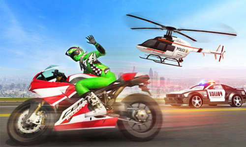 اسکرین شات بازی Motorbike Escape Police Chase: Moto VS Cops Car 5