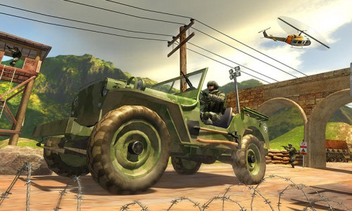 اسکرین شات بازی US Army Vehicle Driving Game 5