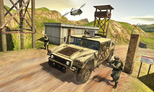 اسکرین شات بازی US Army Vehicle Driving Game 2