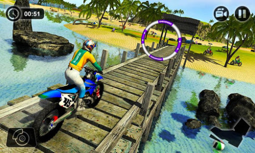 اسکرین شات بازی Beach Water Surfer Bike Racing 4