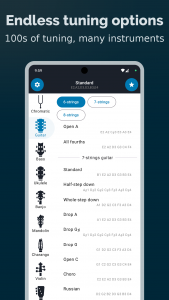 اسکرین شات 4 برنامه Guitar Tuner Guru - Guitar&Uke