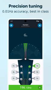 اسکرین شات برنامه Easy Guitar Tuner 3