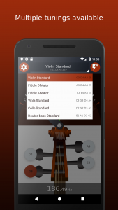 اسکرین شات برنامه Ultimate Violin Tuner 3