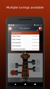 اسکرین شات 3 برنامه Ultimate Violin Tuner