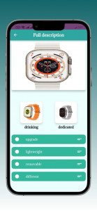 اسکرین شات برنامه t900 ultra smart watch Guide 1