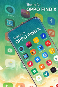 اسکرین شات برنامه Themes for OPPO FIND X Launcher 2019 2
