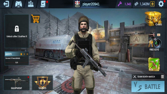 اسکرین شات بازی مبارزه اول شخص آنلاین | نسخه مود شده 2