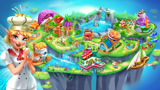 اسکرین شات 1 بازی Cooking Fairy: Food Games