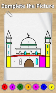 اسکرین شات برنامه Islamic Color Number by Number Tap.Paint by Number 3