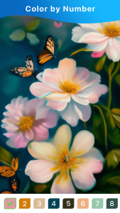 اسکرین شات 3 برنامه Paint by number: Coloring book