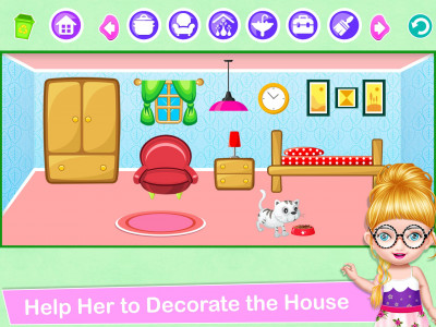 اسکرین شات بازی Doll House Decoration For Girl Game 2020 3
