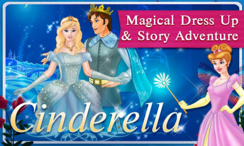 اسکرین شات برنامه Cinderella Dress Up & Story 1