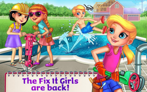اسکرین شات بازی Fix It Girls - Summer Fun 1