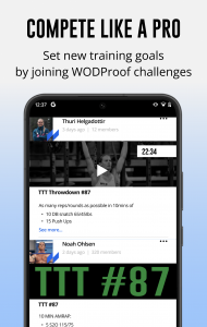 اسکرین شات برنامه WODProof: WOD Recorder & Timer 4