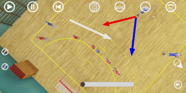اسکرین شات برنامه Handball 3D Tactic 3