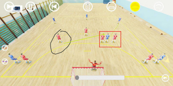 اسکرین شات برنامه Handball 3D Tactic 5