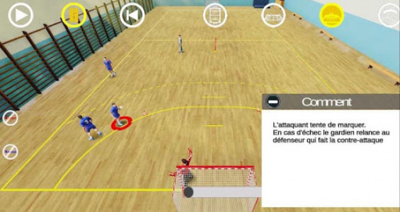 اسکرین شات برنامه Handball 3D Tactic 4