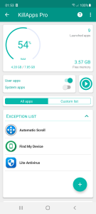 اسکرین شات برنامه Close Running Apps - Killapps 1