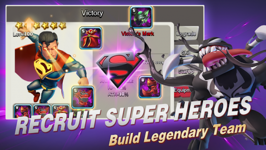 اسکرین شات بازی Clash of Avengers: Top Heroes Battle - Defense War 2