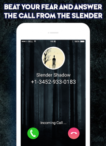 اسکرین شات برنامه Chat And Vid Call Simulator For Slender Man’s 5