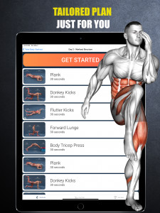 اسکرین شات برنامه Home Workout - Fitness Coach 3