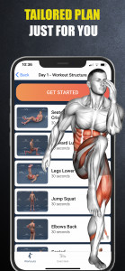 اسکرین شات برنامه Home Workout - Fitness Coach 5