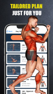 اسکرین شات 3 برنامه Kickboxing - Fitness Workout