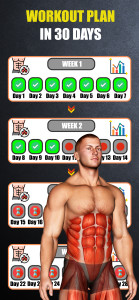 اسکرین شات 2 برنامه Six Pack in 30 Days