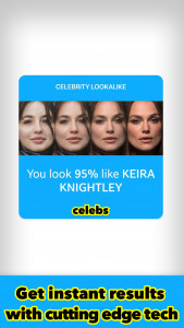 اسکرین شات برنامه Celebs - Celebrity Look Alike 2