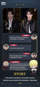 اسکرین شات 2 بازی ENHYPEN WORLD : ETERNAL MOMENT