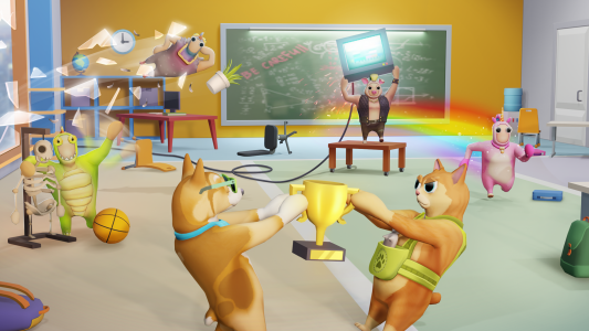 اسکرین شات بازی Gang Battle Party: Animals 3D 1